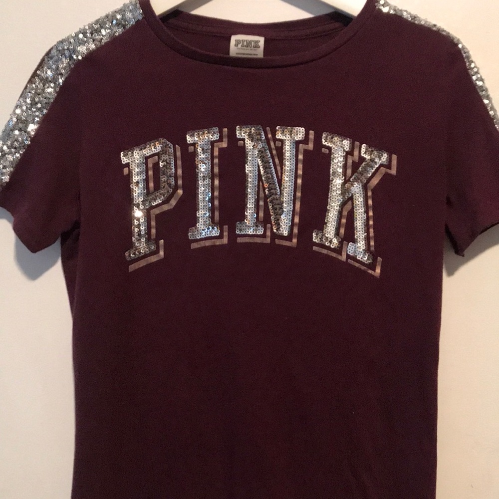 PINK burgandy top!